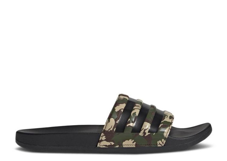 Adidas Adilette Comfort Slides - Camo