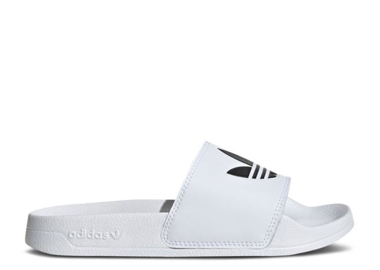 Adidas Adilette Lite Slide J - White Black