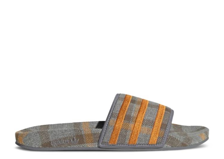 Adidas Adilette Slide - Cozy Pack Orange/Supplier Colour/Grey
