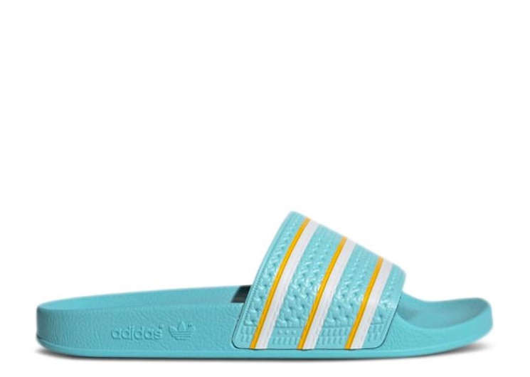 Adidas Adilette Slides - Blue Zest