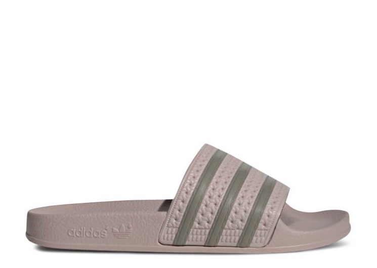 Adidas Adilette Slides - Grey Clay