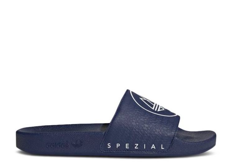 Adidas Adilette Spzl Slides - Dark Blue