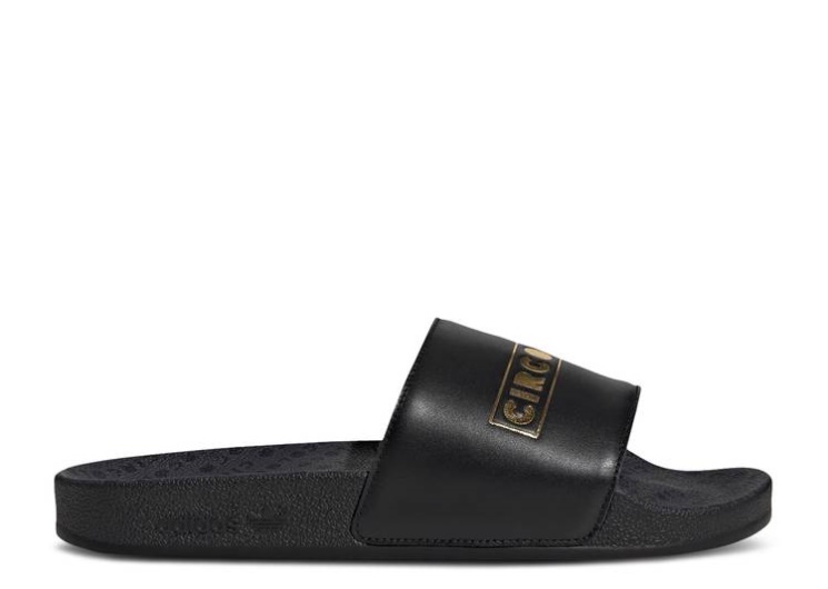 Adidas Circoloco X Adilette Slide - Black Gold Metallic