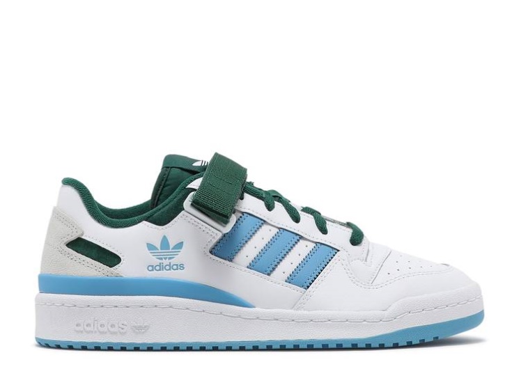 Adidas Forum Low - White Blue Green