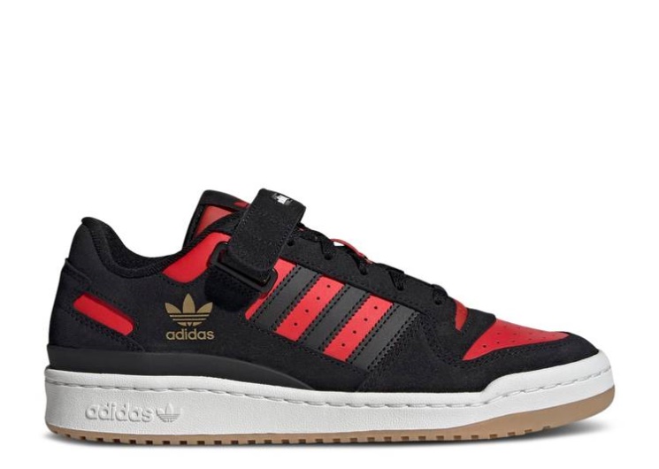 Adidas Forum Low Core Black/Vivid Red