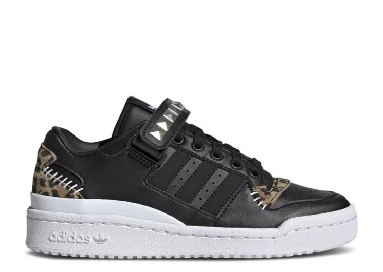 Adidas Forum Low J - Black Leopard