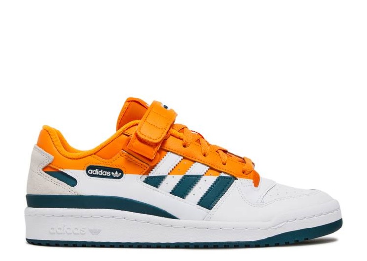 Adidas Forum Low Premium - White Crew Orange Teal