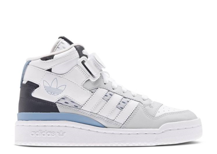 Adidas Forum Mid J - White Ambient Sky