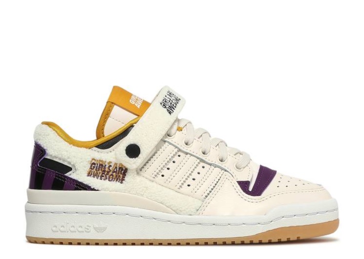 Adidas Girls Are Awesome X Wmns Forum Low - White Purple Beauty