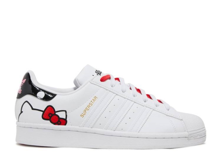 Adidas Hello Kitty X Wmns Superstar - White Bliss Pink
