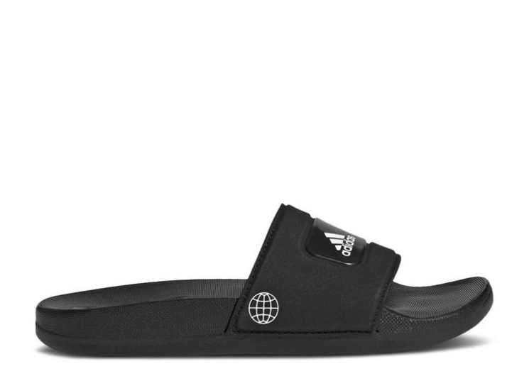 Adidas Lego X Adilette Slide J - Black White
