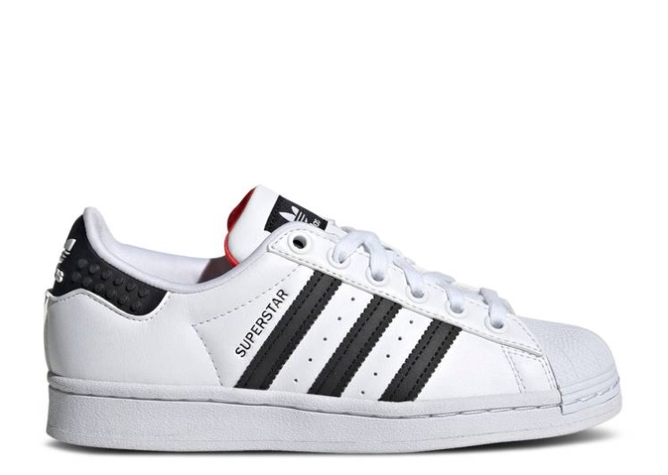 Adidas Lego X Superstar J - White Pantone