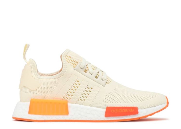 Adidas Nmd R1 - Cream White Screaming Orange