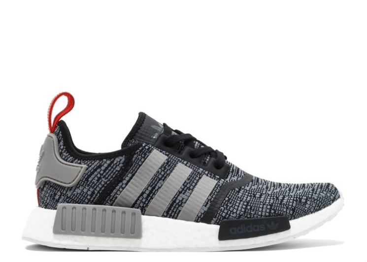Adidas Nmd R1 - Glitch Black/Grey/Red/White