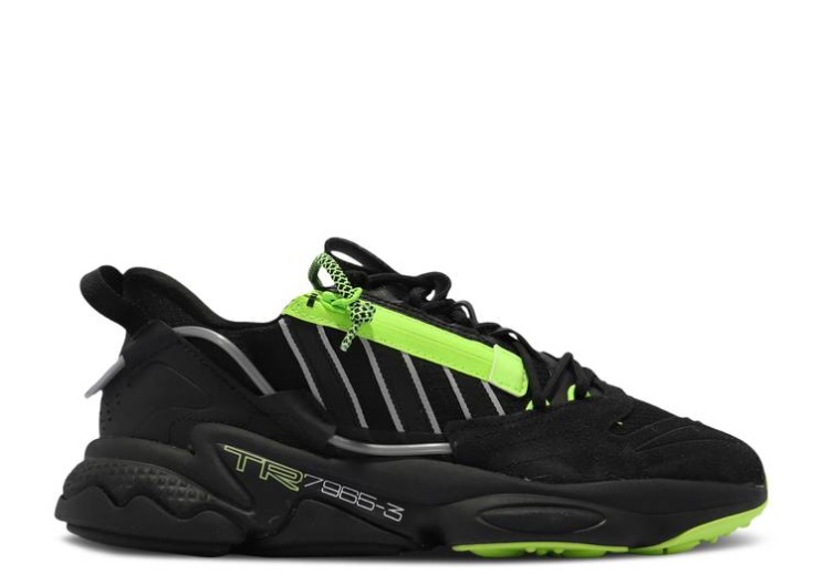 Adidas Ozweego Zip - Black Signal Green