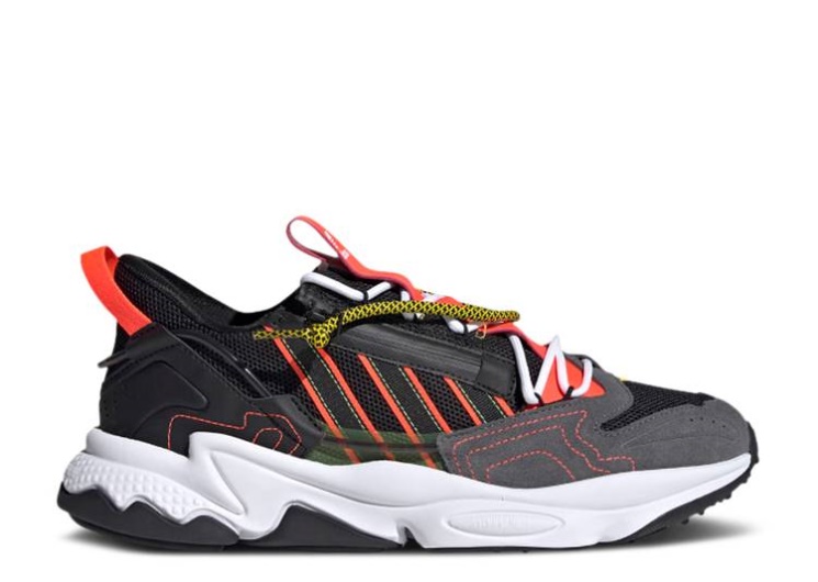 Adidas Ozweego Zip - Black Solar Red
