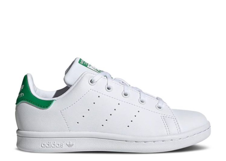 Adidas Stan Smith Primegreen Little Kid - White Green