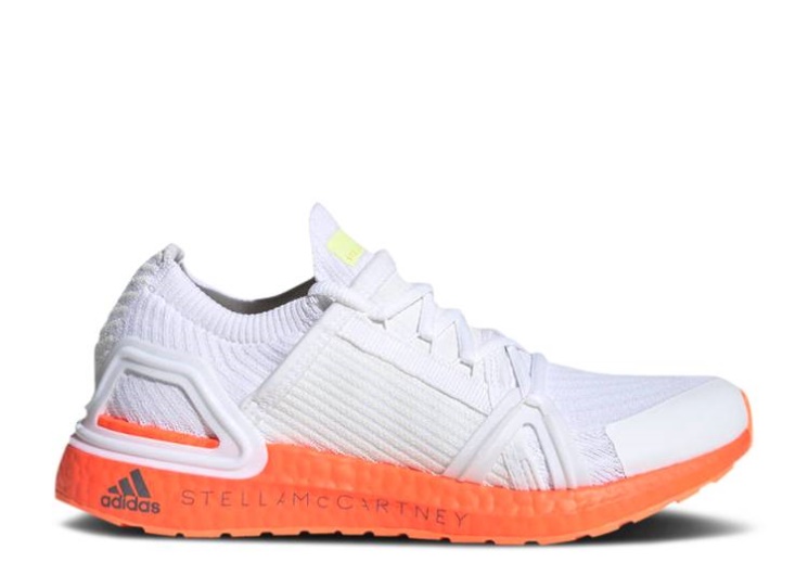 Adidas Stella Mccartney X Wmns Ultraboost 20 - White Solar Orange