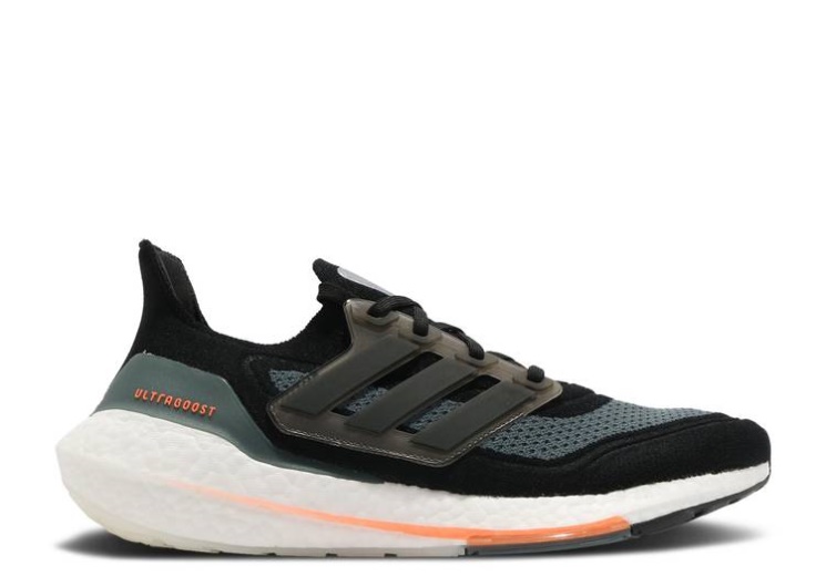 Adidas Ultraboost 21 - Black Screaming Orange