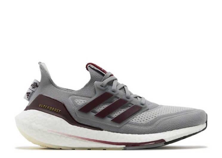 Adidas Ultraboost 21 - Ncaa Pack Grey Three/Maroon/Grey Two