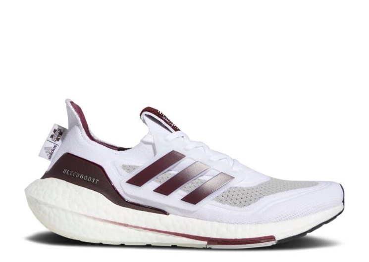 Adidas Ultraboost 21 - Ncaa Pack White/Team Maroon/Grey One