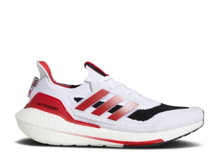 Adidas Ultraboost 21 - Ncaa Pack White/Team Power Red/Black