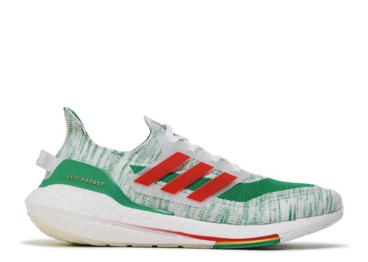 Adidas Ultraboost 21 - White Green