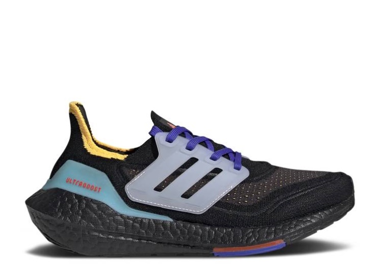 Adidas Ultraboost 21 J - Black Pulse Aqua