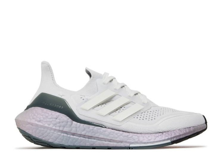 Adidas Ultraboost 21 J - Crystal White Silver