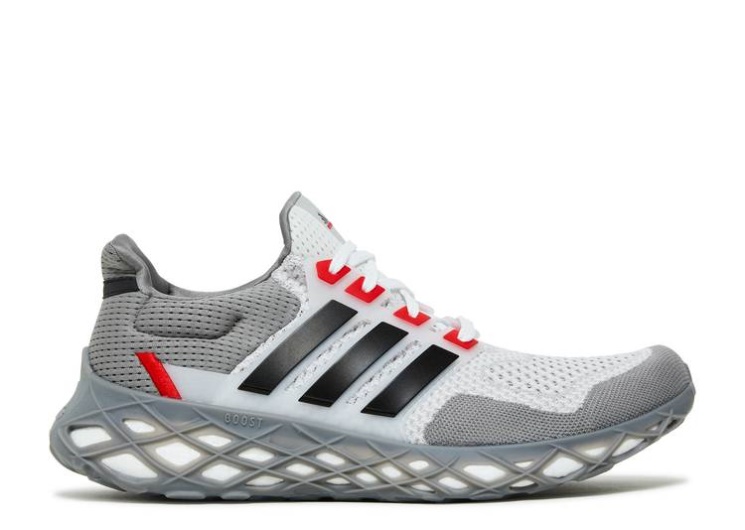 Adidas Ultraboost Web Dna - Grey Vivid Red