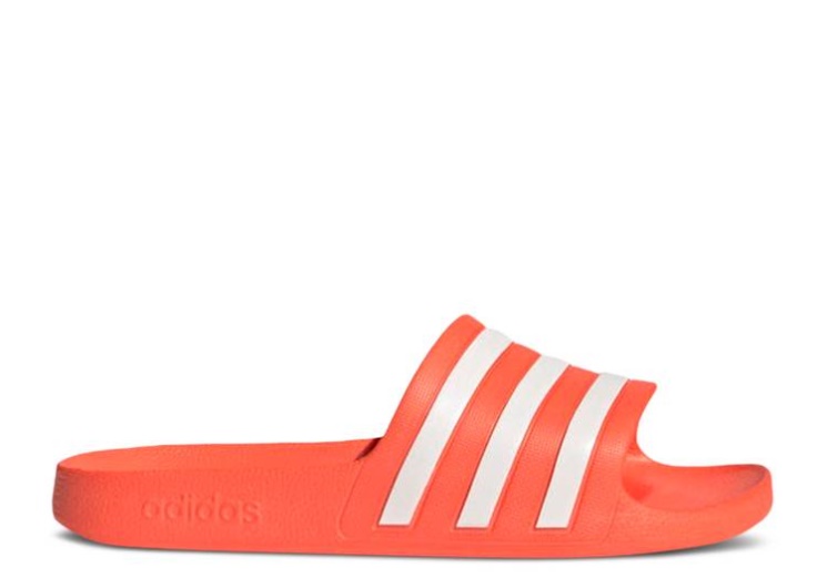 Adidas Wmns Adilette Adilette Aqua Slide - Solar Red