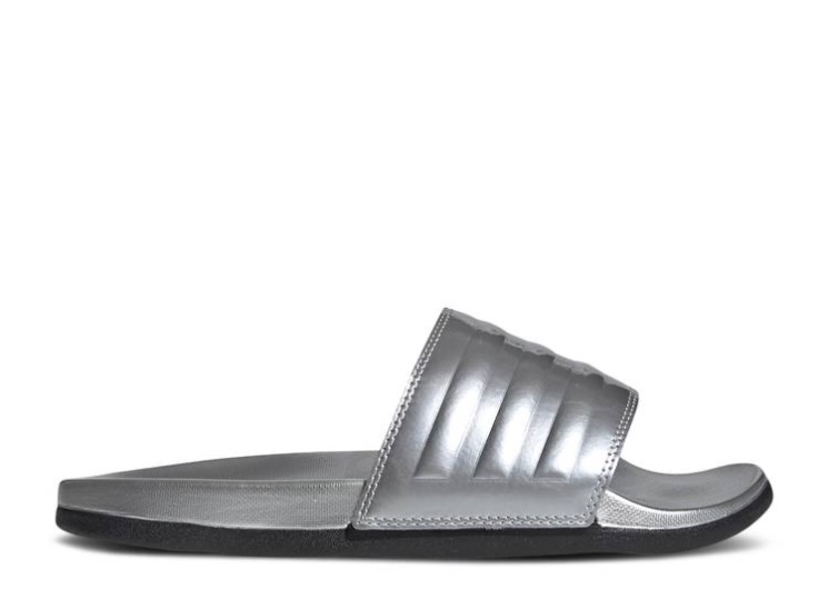 Adidas Wmns Adilette Comfort Slide - Silver Metallic