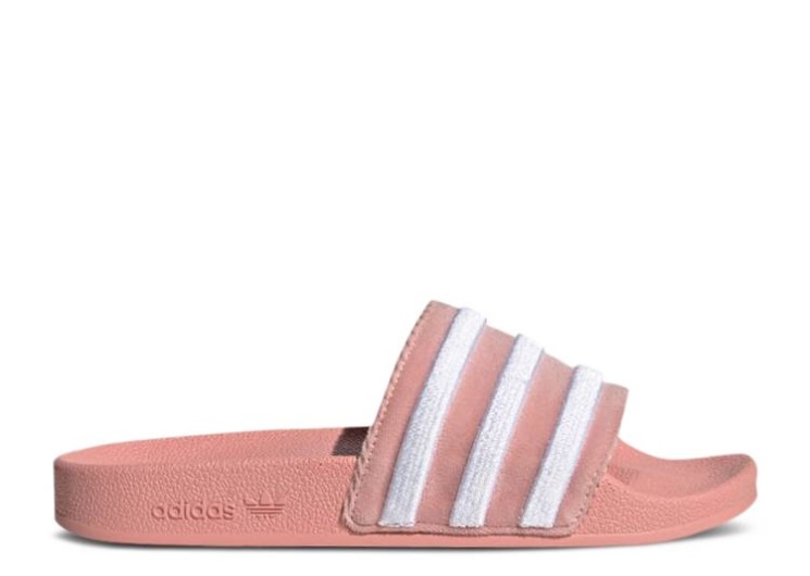 Adidas Wmns Adilette Slide - Wonder Mauve White