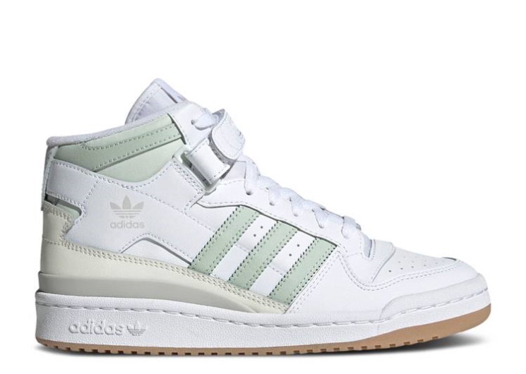 Adidas Wmns Forum Mid - White Linen Green