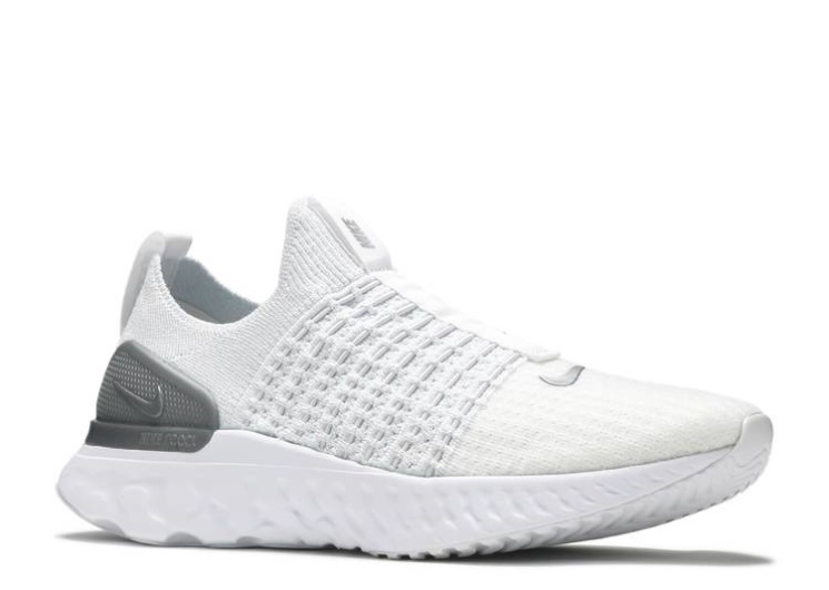 Adidas Wmns React Phantom Run Flyknit 2 - True White Silver
