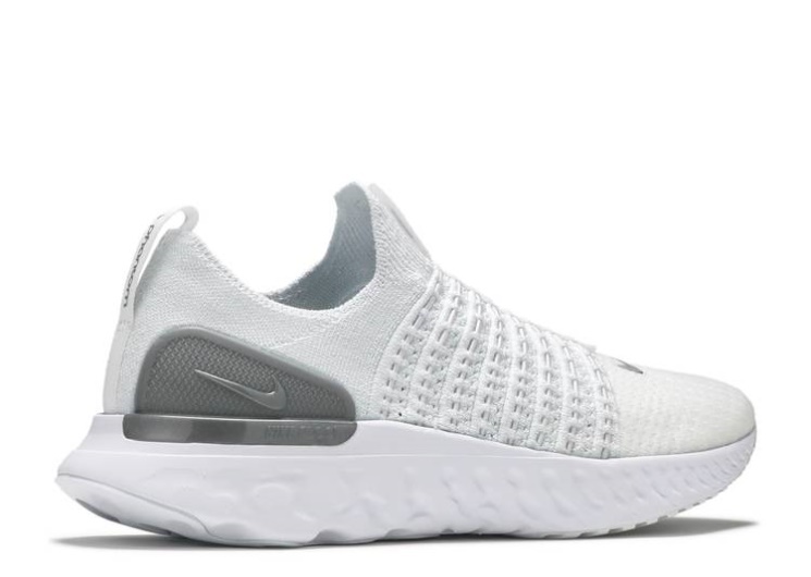 Adidas Wmns React Phantom Run Flyknit 2 - True White Silver