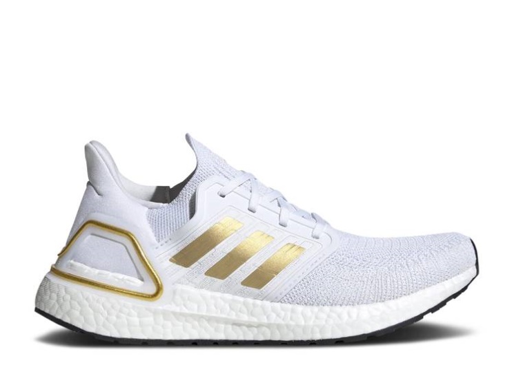 Adidas Wmns Ultraboost 20 - White Gold Metallic Sample
