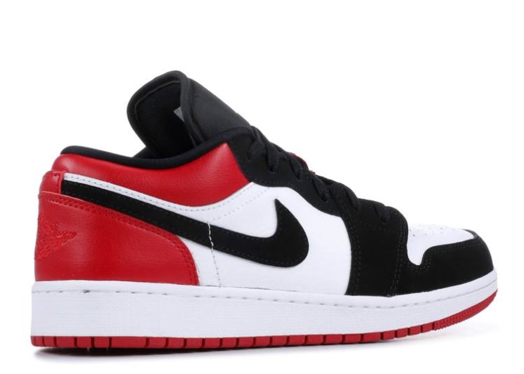 Air Jordan 1 Low Gs - Black Toe
