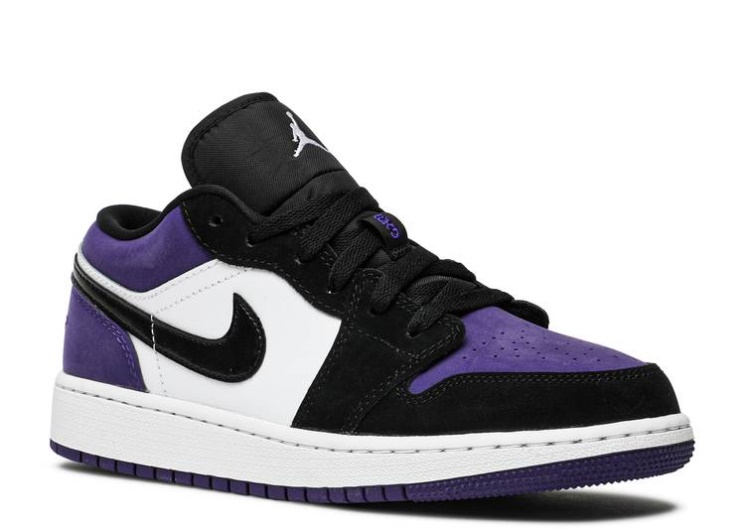 Air Jordan 1 Low Gs - Court Purple
