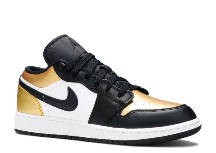 Air Jordan 1 Low Gs - Gold Toe