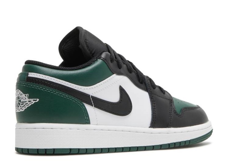 Air Jordan 1 Low Gs - Green Toe