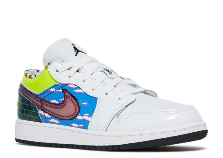 Air Jordan 1 Low Gs - Old School Gaming