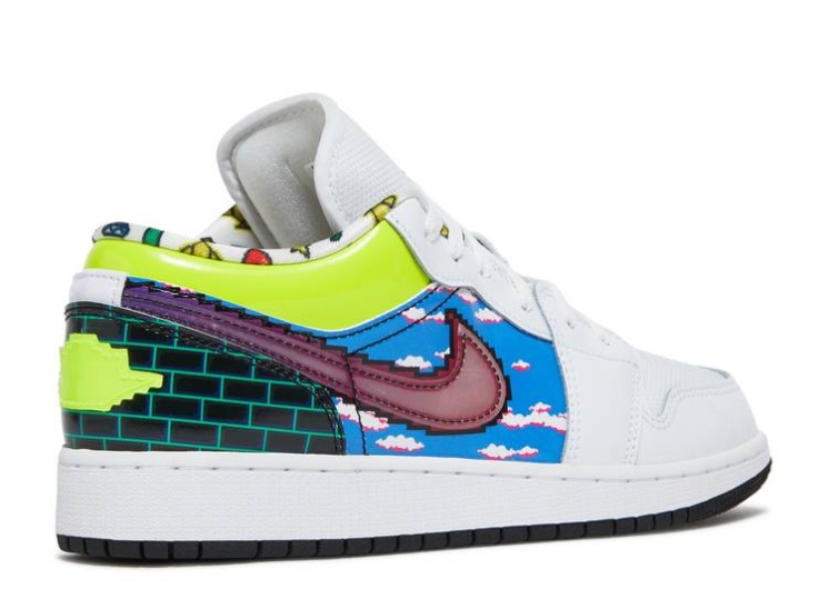 Air Jordan 1 Low Gs - Old School Gaming