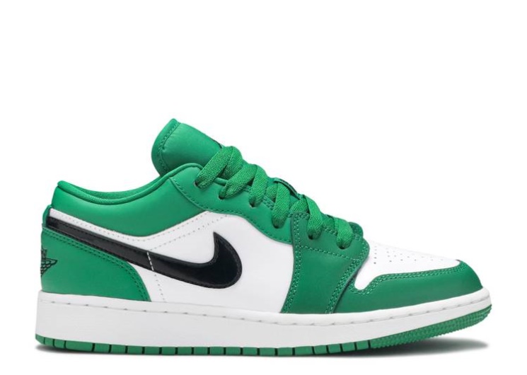 Air Jordan 1 Low Gs - Pine Green