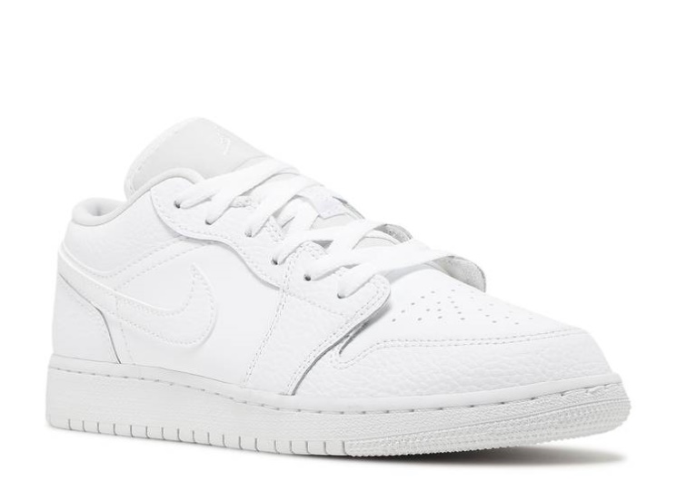 Air Jordan 1 Low Gs - Triple White