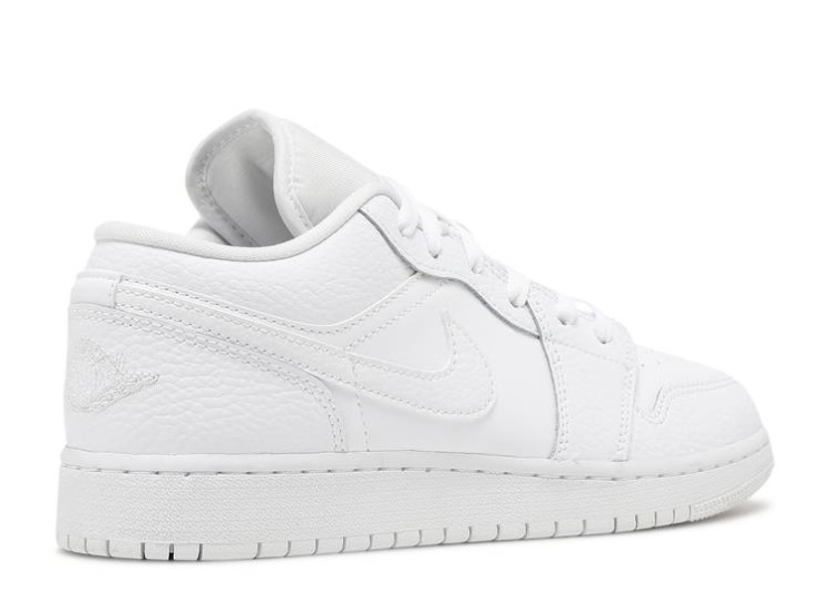 Air Jordan 1 Low Gs - Triple White
