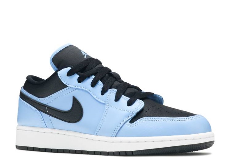 Air Jordan 1 Low Gs - University Blue Black
