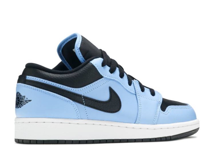 Air Jordan 1 Low Gs - University Blue Black