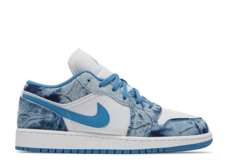 Air Jordan 1 Low Gs - Washed Denim