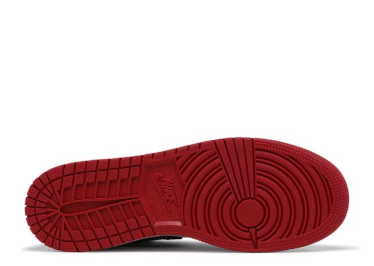 Air Jordan 1 Low Gs White/Gym Red/Black